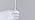 Modern Arc Floor Lamp with Orange Glass Shade, Mid Century Standing Lamp - Image 7