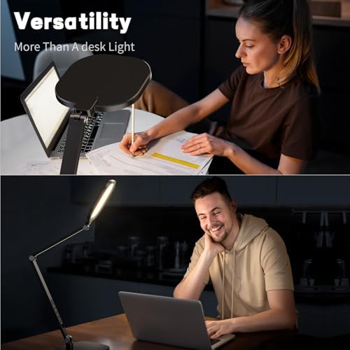 LitONES LED Desk Lamp for Home Office, Eye-Caring Diffused Desk Light - Image 2