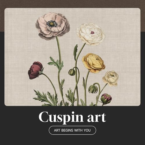 Framed Vintage Floral Botanical Wall Art for Bathroom, 4 Piece 8x10 In - Image 7