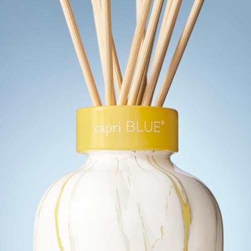 Capri Blue Modern Marble Reed Diffuser Set - Includes Reed Diffuser Sticks, Scented Oil & Glass Bottle - Luxury Scents for Bedroom Decor & Bathroom Air Freshener - Pineapple Flower (5.7 fl oz) - Image 5