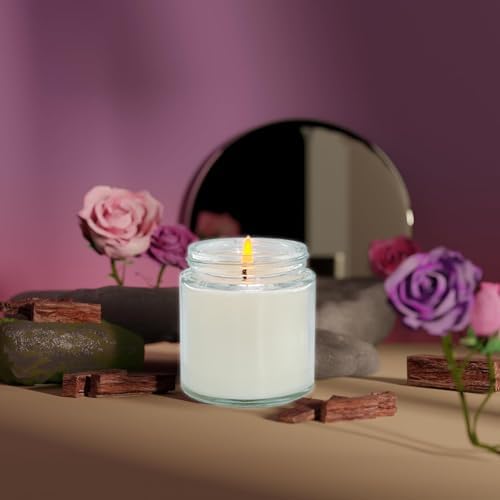 12 Pcs 4 Oz Mini Soy Candles,Eucalyptus Scented,Aromatherapy Candle,Bulk Candle Set，Great Stress Relieving Scented Candles for Girls as a Gift for Birthdays, Weddings and More! - Image 5