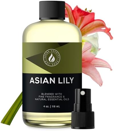 Aroma Country Asian Lily Luxury Diffuser Oil Refill (4 Fl Oz) by AromaCountry