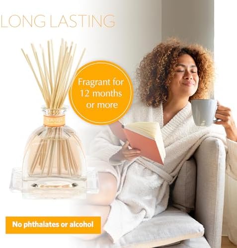 Agraria AirEssence Flower and Reed Diffuser Set, Hand Crafted Sola Flower Botanical Home Fragrance Diffuser, Home Decor for Living Room, Bedroom and More - Image 4