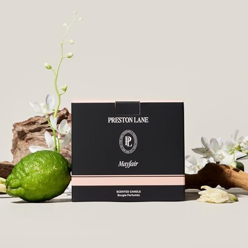 Preston Lane Scented Candle 24oz Long-Burn 3-Wick Soy Wax - Mayfair - Image 2