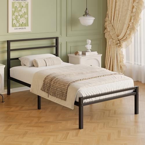 Lutown-Teen 12 Inch Twin Bed Frame with Headboard and Footboard - Image 5