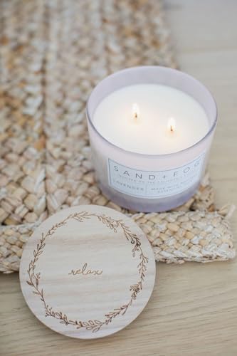 Sand + Fog Scented Candle - Lavender – Additional Scents and Sizes – 100% Cotton Lead-Free Wick - Luxury Air Freshening Jar Candles - Perfect Home Decor – 12oz… - Image 6
