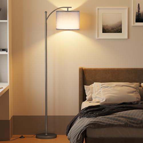 SUNMORY Arc Floor Lamp, Modern Floor Lamp with 9W 3 Color Temperatures Bulb - Image 7