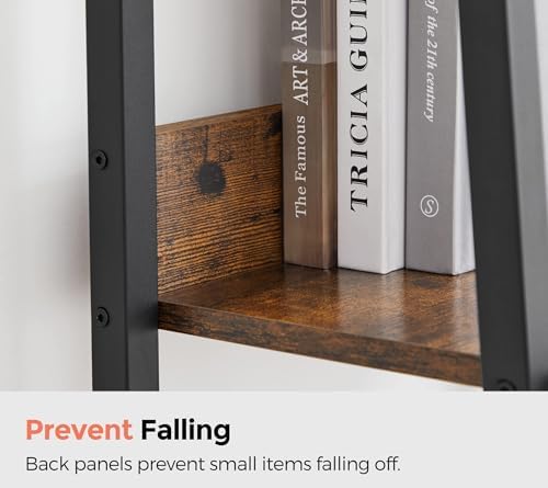 VASAGLE Bookshelf, 5-Tier Narrow Bookcase, Ladder Shelf - Image 6