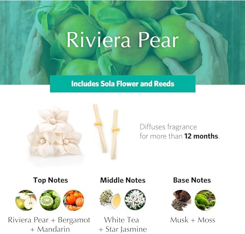 AGRARIA AirEssence Flower and Reed Diffuser Set, Handmade Sola Flower Botanical Home Fragrance Set, Scented Oil Reed Diffuser Gift for All Occasions - Image 3