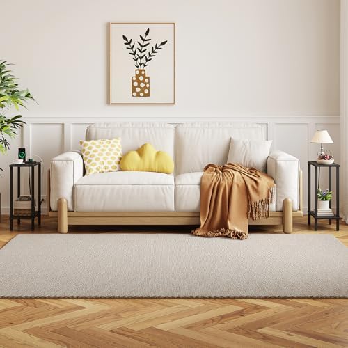 TUTOTAK Narrow Side Table Set of 2, Small End Table with Charging Station - Image 7