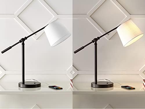 JONATHAN Y Troy Task Lamp 24" Adjustable Metal USB Port, Oil Rubbed Bronze - Image 5