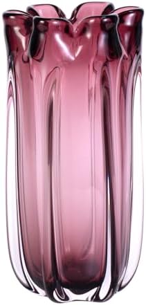 KAMMAK Glass Vase,Colored Hand Blown Decorative Vase by KAMMAK