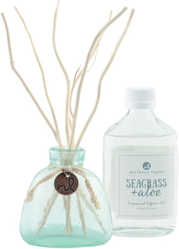 Northern Lights Candles - Windward Reed Diffuser - Seagrass & Aloe - 63610 - Image 2