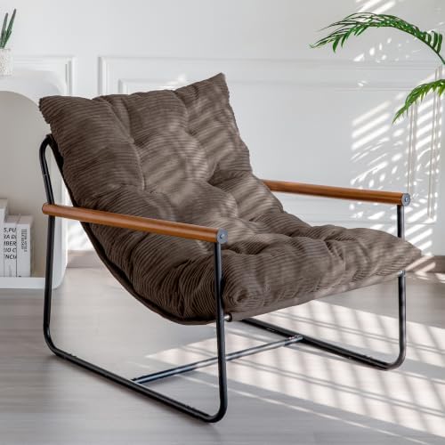 MAXYOYO Modern Accent Chair, Comfy Living Room Chair with Metal Frame by MAXYOYO
