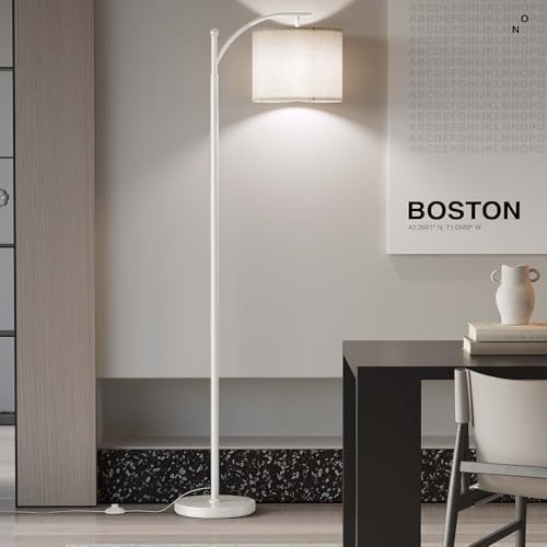 SUNMORY Arc Floor Lamp, Modern Floor Lamp with 9W 3 Color Temperatures Bulb - Image 5