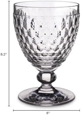 Villeroy & Boch Boston Clear Crystal Clarets, Set of 4 - Image 6
