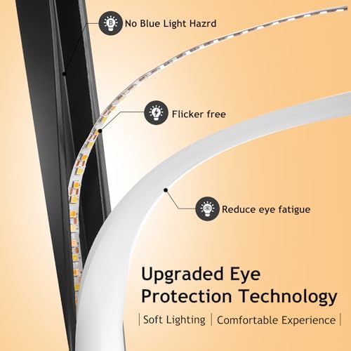 NUÜR 59" Black Spiral LED Floor Lamp, Modern Standing Lamp with Remote - Image 6