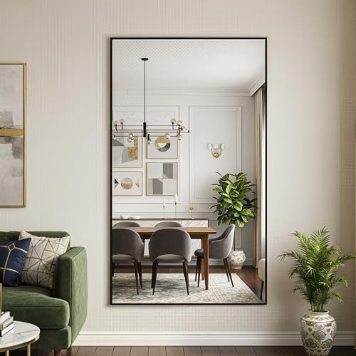 FICTOR Bathroom Vanity Mirror for Over Sink, 30" x 48", Black - Image 6