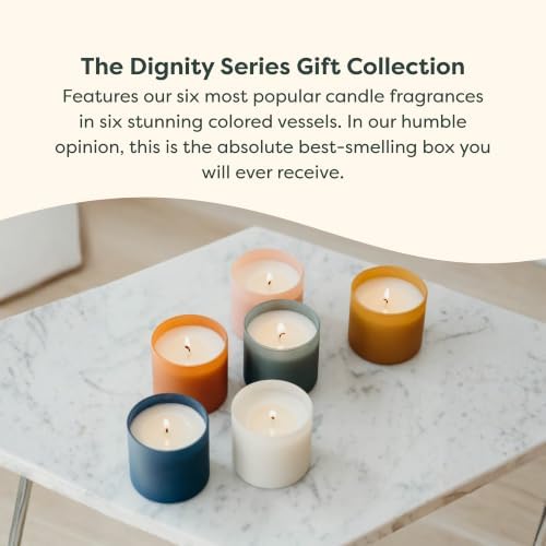 Calyan Wax Co. Dignity Series Scented Candle Gift Set - 6 Soy Wax Candles - Image 2