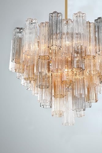 Crystorama Addis 12 Light Aged Brass Chandelier - Image 5