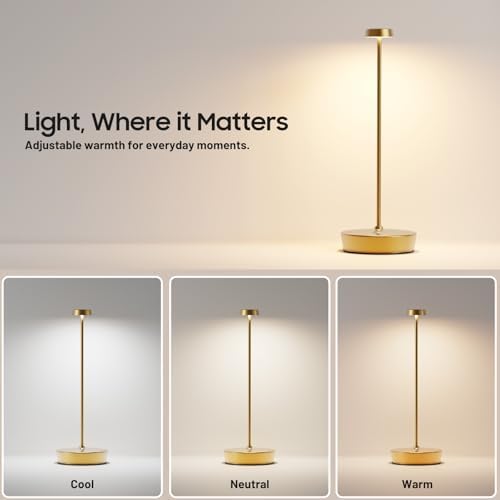 2 Pack Rechargeable Cordless Table Lamp, 6000mAh Battery Table Light - Image 4