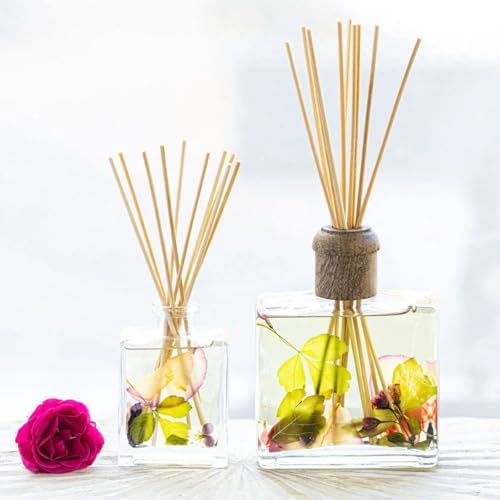 Rosy Rings Botanical Reed Diffuser 4oz - Lasts 4-6 Months Aromatherapy Notes of Amber, Cedarwood, Oud, Rose, & Red Peony Long Lasting Floral Luxurious Home Fragrance Decor Gifts (Blushing Rosewood) - Image 2