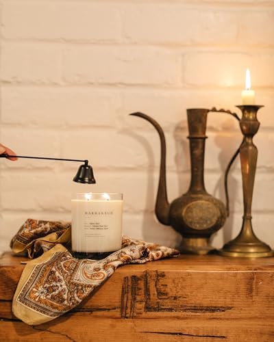 Brooklyn Candle Studio Marrakech Classic 2 Wick Candle - Luxury Scented Candle, Vegan Soy Wax, Hand Poured in The USA, 70 Hour Slow Burn Time - 13oz - Image 4