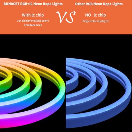 26FT LED Neon RGBIC Lights, Flexible IP65 Waterproof Outdoor LED Lights - Image 3