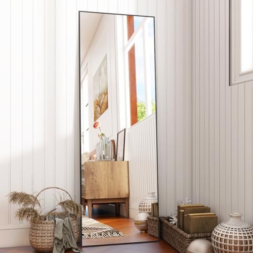 BEAUTYPEAK Full Length Mirror, 59"x16" Floor Mirrors, Black - Image 6