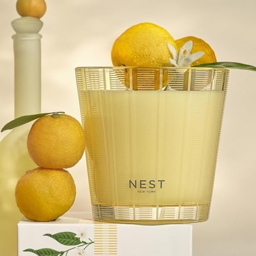 NEST New York Scented 3-Wick Candle, Sunlit Yuzu & Neroli - 21.2 oz - Up to 100-Hour Burn Time - Reusable Glass Vessel - Image 3