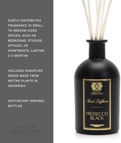 Antica Farmacista Reed Diffuser, Prosecco Black, 8.45 fl oz - Image 5