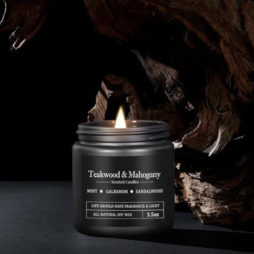 10 Pack Scented Candles for Men, Masculine Candle Gift Set with Woody & Fresh Scents, Soy Wax Aromatherapy Candles for Home, Gifts for Him, Boyfriend, Father's Day - Image 4