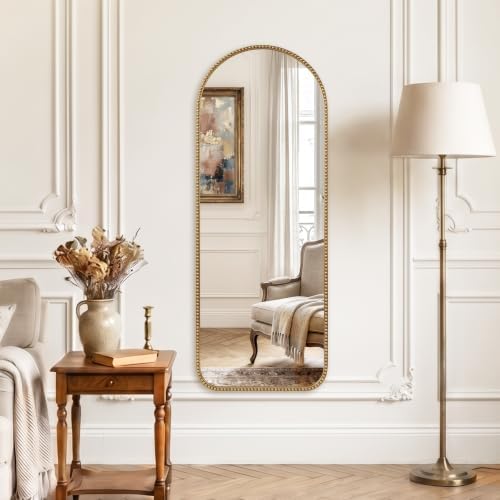 Vintage Mirror Full Length 20"x53" Antique Gold Full Body Mirror - Image 6