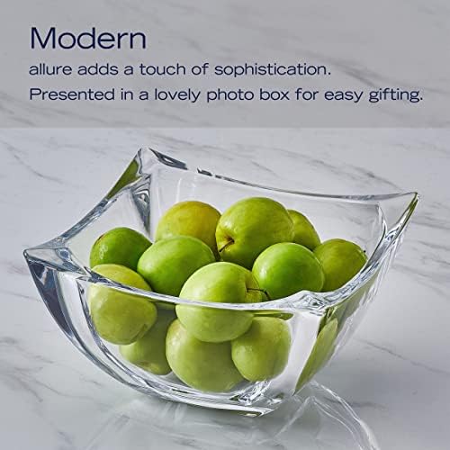 Mikasa Baron Crystal Square Bowl, 8 Inch (Pack of 4) - Image 6