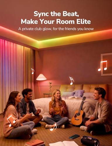 Lepro S1 AI Smart LED Strip Lights with IC 65.6FT 2.4G WiFi Bluetooth - Image 6