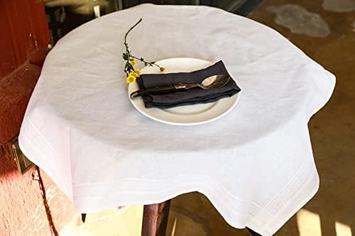 100% Pure Linen Dinner Cloth Napkins 15 x 15 Inch Black Grey - Set of 6 Pack European Flax Natural Fabric Washable for Home and Kitchen - Image 6