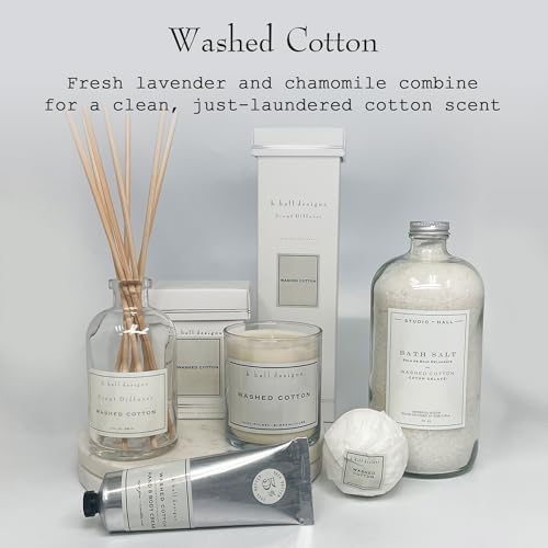K. Hall Designs Washed Cotton Boxed Diffuser Kit, Refreshing Clean Scent - Image 6