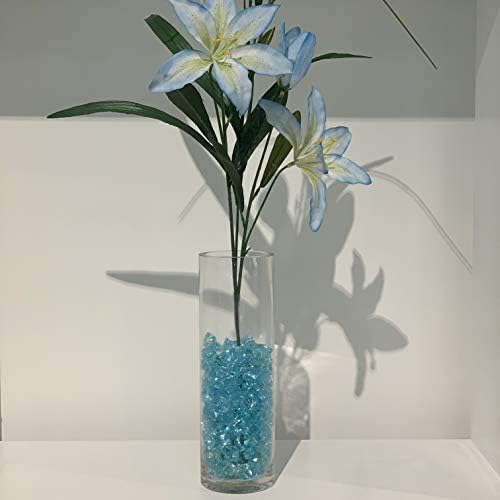 WGVI Quality Thick Weighted Clear Cylinder Glass Vases, 3" W x 10" H, Flower Bud Vase Skinny Narrow Floral Bouquet Container Centerpieces Tabletop Pen Brush Holder, Bulk Wholesale, 6 Pieces - Image 4