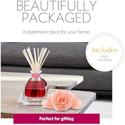AGRARIA AirEssence Flower and Reed Diffuser Set, Handmade Sola Flower Botanical Home Fragrance Set, Scented Oil Reed Diffuser Gift for All Occasions - Image 2