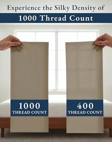 LANE LINEN Hospital Bed Sheets Twin XL 100% Egyptian Cotton Sateen - Taupe - Image 4