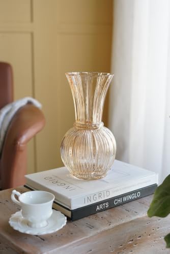 Tall Tapered Glass Vases for Centerpieces, Flowers Vase Set Home Decor by Unknown