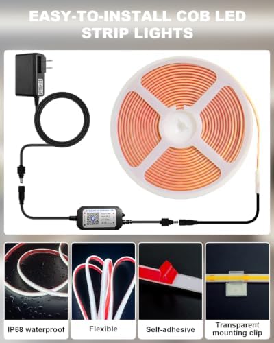 50FT COB Led Outdoor Strip Lights Waterproof IP68 - Image 5