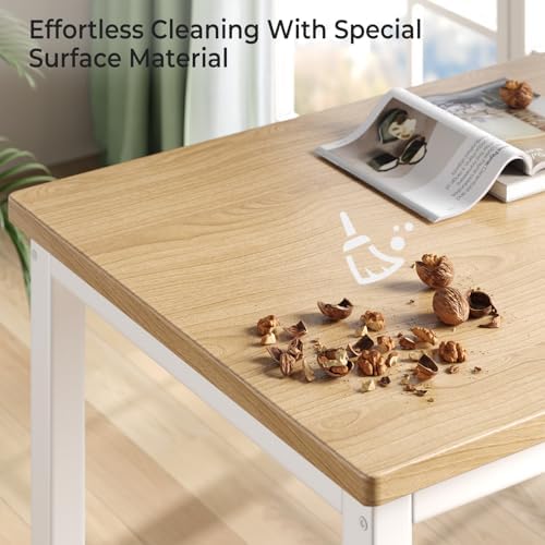 Tatub Dining Table Set for 4, 3-Piece Kitchen Table with 2 Benches - Image 5