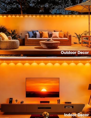 100FT Smart Permanent Outdoor Lights RGB&IC with App/Remote Control - Image 4