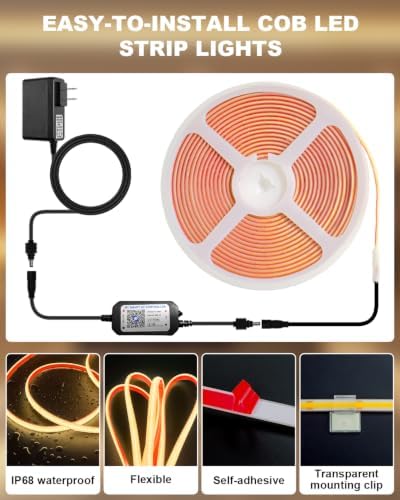 23FT COB Led Outdoor Strip Lights Waterproof IP68 - Image 6
