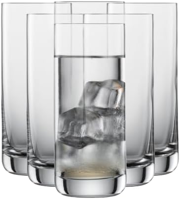 SCHOTT ZWIESEL Convention Longdrink Glass(Set of 6), Iced Beverage Glasses for Cocktails, Dishwasher-Safe Machine-Made Tritan Crystal Glasses, Made in Germany (12.5 Ounce) by Unknown