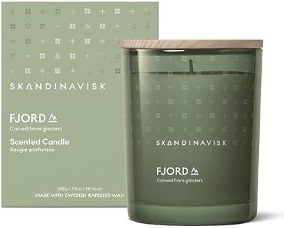 SKANDINAVISK Scented Candle, Fjord, 7.0 Ounce by Skandinavisk