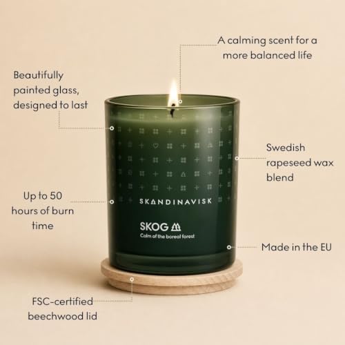 SKANDINAVISK Scented Candle, Skog(Forest), 7.0 Ounce - Image 3