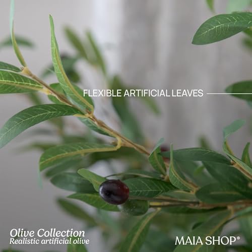Maia Shop - Artificial Olive Tree - 6ft Indoor Faux Plant - Image 4