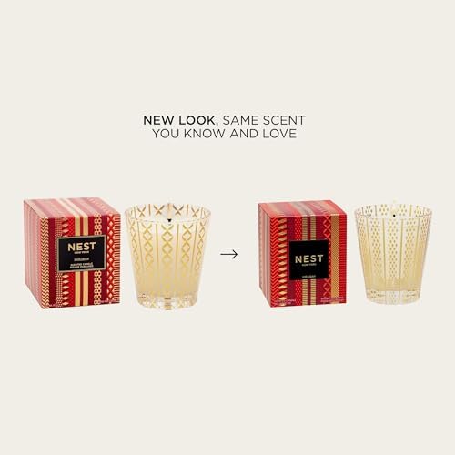 NEST New York Scented Classic Christmas Candle, Holiday - 8.1 oz - Up to 60-Hour Burn Time - Reusable Glass Vessel - Image 2